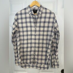 Bonobos Blue and White Casual Button Down Shirt